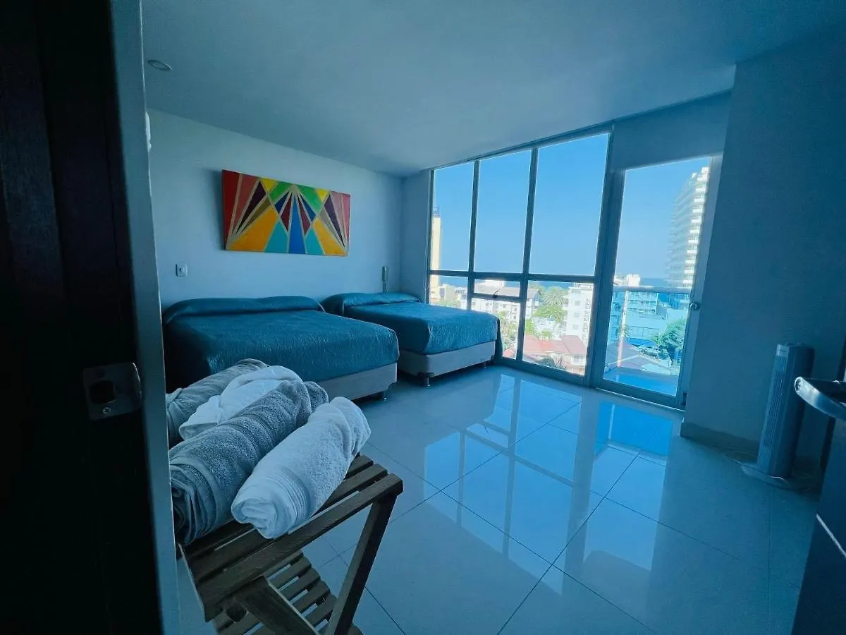 Edificio Tayrona Beach Apto De 3 Habitaciones Familiar Muy Comodo Gaira